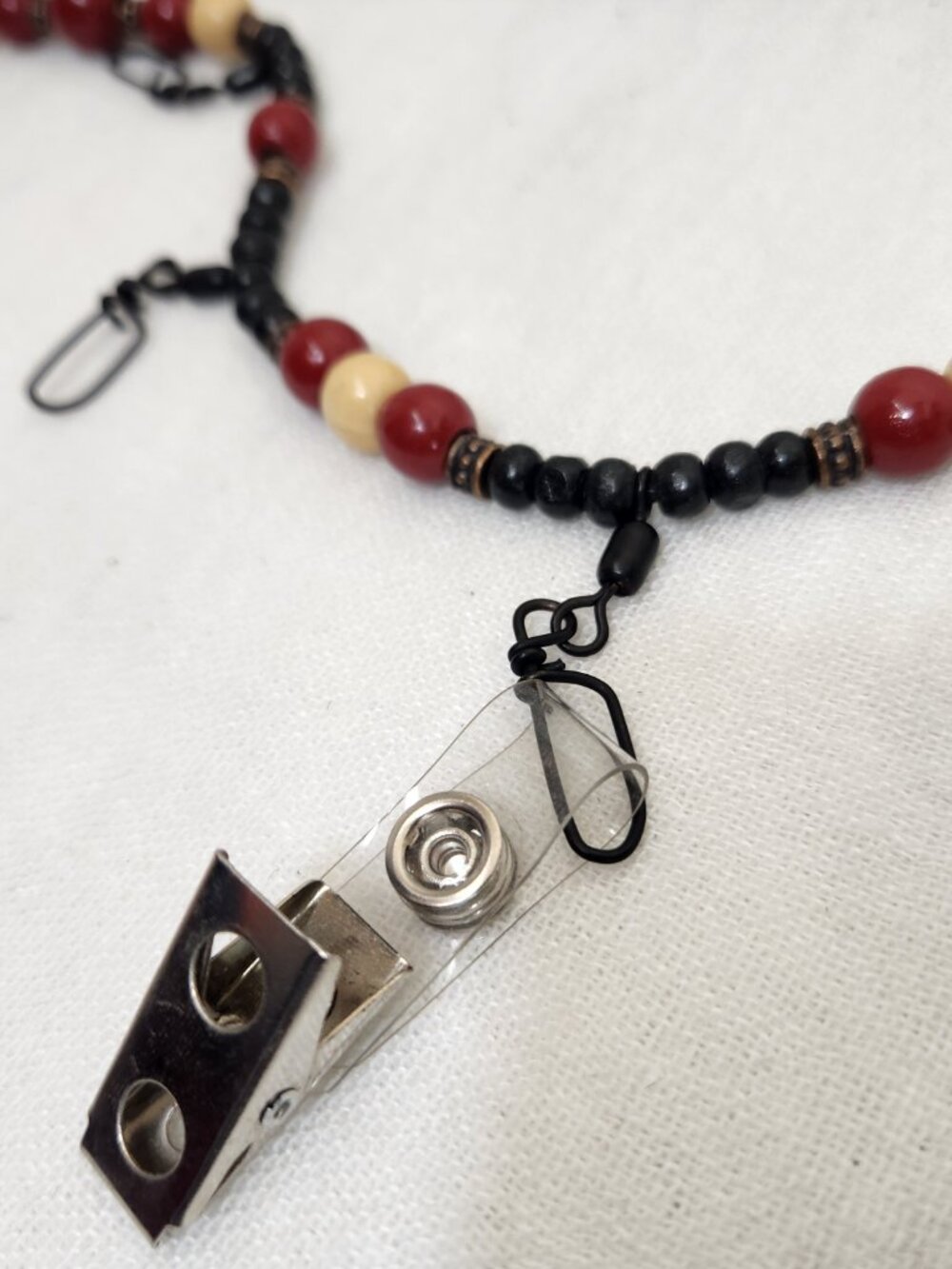 Fly Fishing Lanyard Beaded Neck Lace - Picture 2 of 4